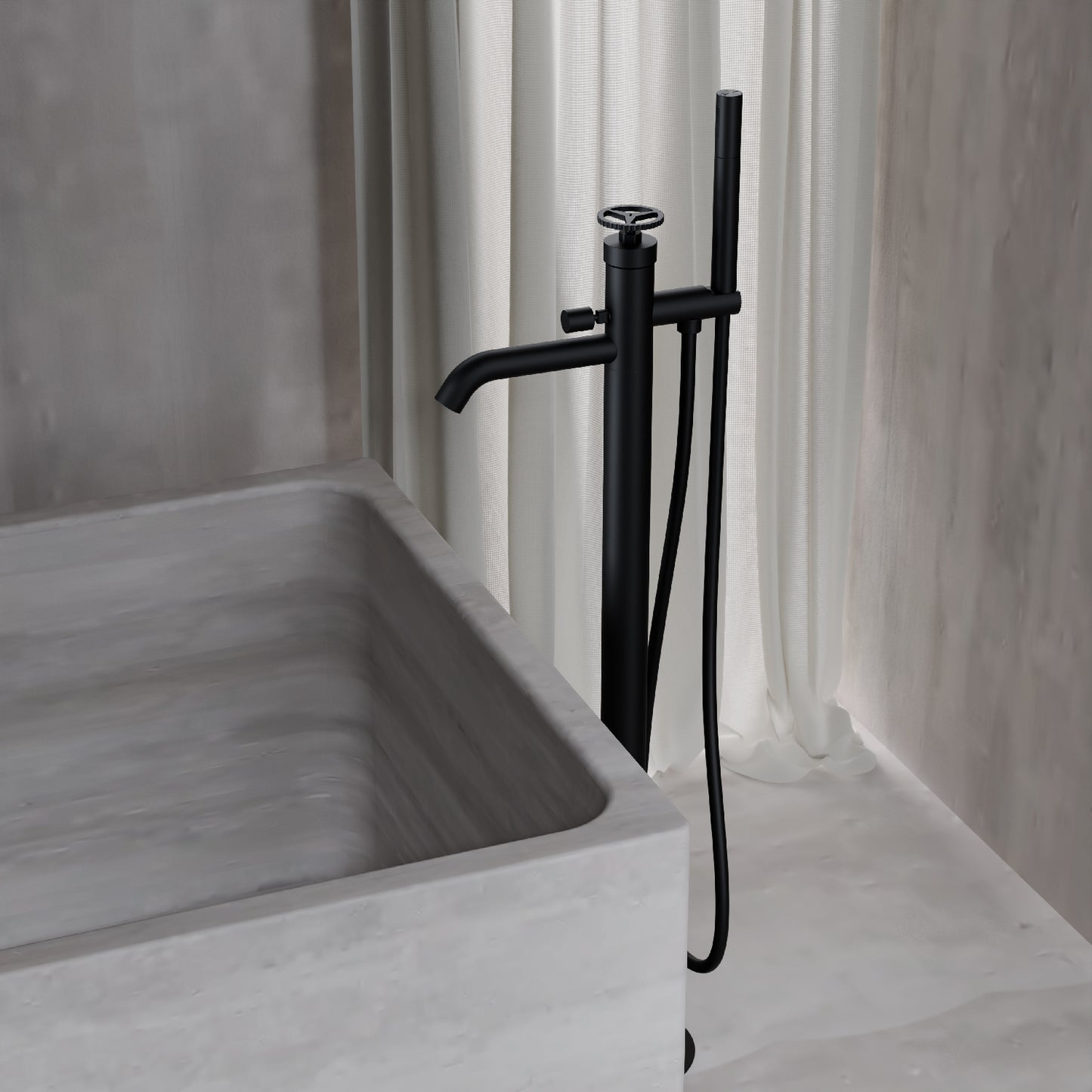 Remer rub. Freestanding tub fitting - Chrono series