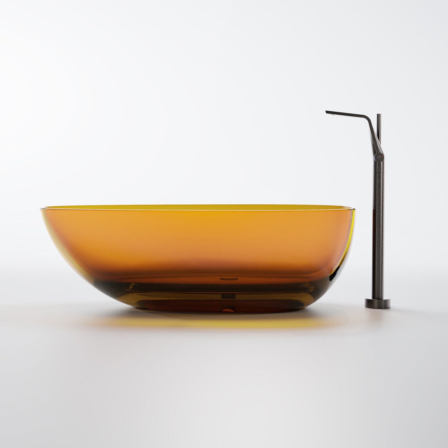 Steinberg free -standing bathtub - series 489 - from polyresin - Yellow - Limited Edition