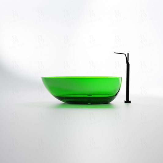 1Freistehende Badewanne - Steinberg Serie 489 - aus Polyresin - Forest