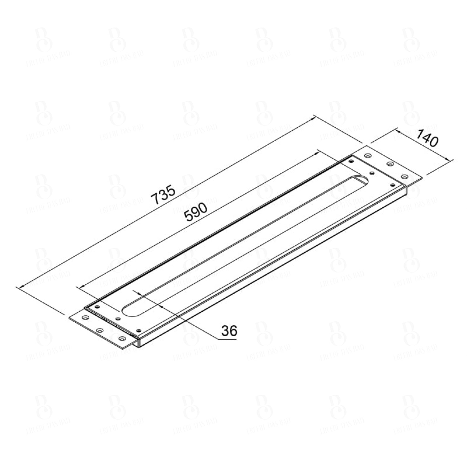 Steinberg Serie 100 Montageplatte