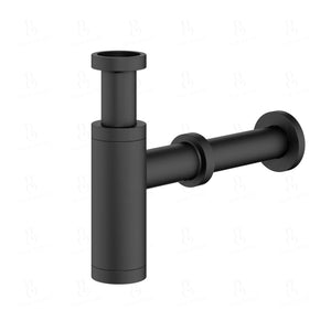 Design Siphon - Universal - 1 1/4 Zoll x 32 mm - Treos Serie 190 - schwarz matt