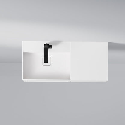 Steinberg Serie 443 - Wandwaschtisch - aus Solid Surface - weiß