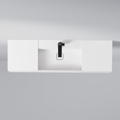 Steinberg Serie 443 - Wandwaschtisch - aus Solid Surface - weiß