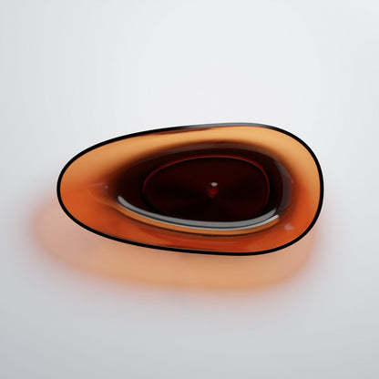 Freistehende Badewanne - Steinberg Serie 489 - aus Polyresin - Amber